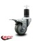 Service Caster 3'' Gray Poly Swivel 1-5/8'' Expanding Stem Caster Total Lock Brake SCC-EXTTL20S314-PPUB-158 - alternate 3